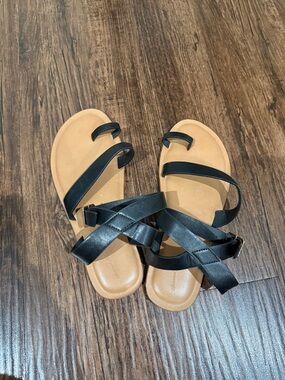 Black Strappy Sandals